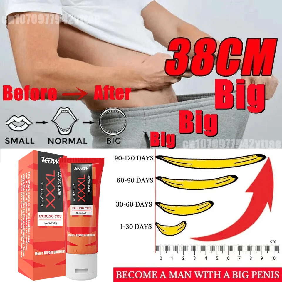 60ml forte homem pênis creme grande pênis ampliação gel ampliar pênis crescer mais grosso mais forte paus grandes creme de ampliação do pênis
