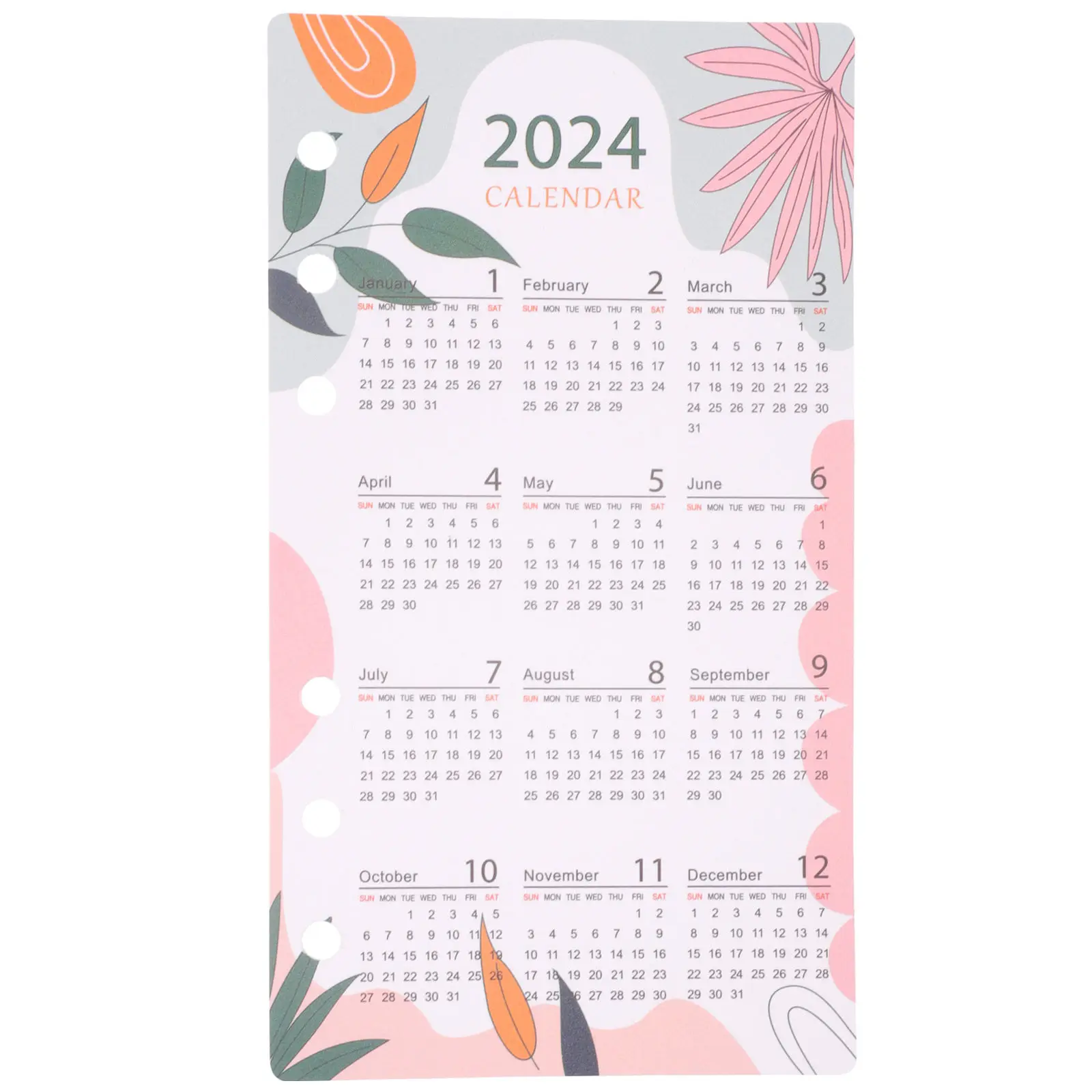 

Acrylic Calendar Notebook Dividers Professional Daily Organizer for Planners Journals Refills Compact Convenient Replaceable