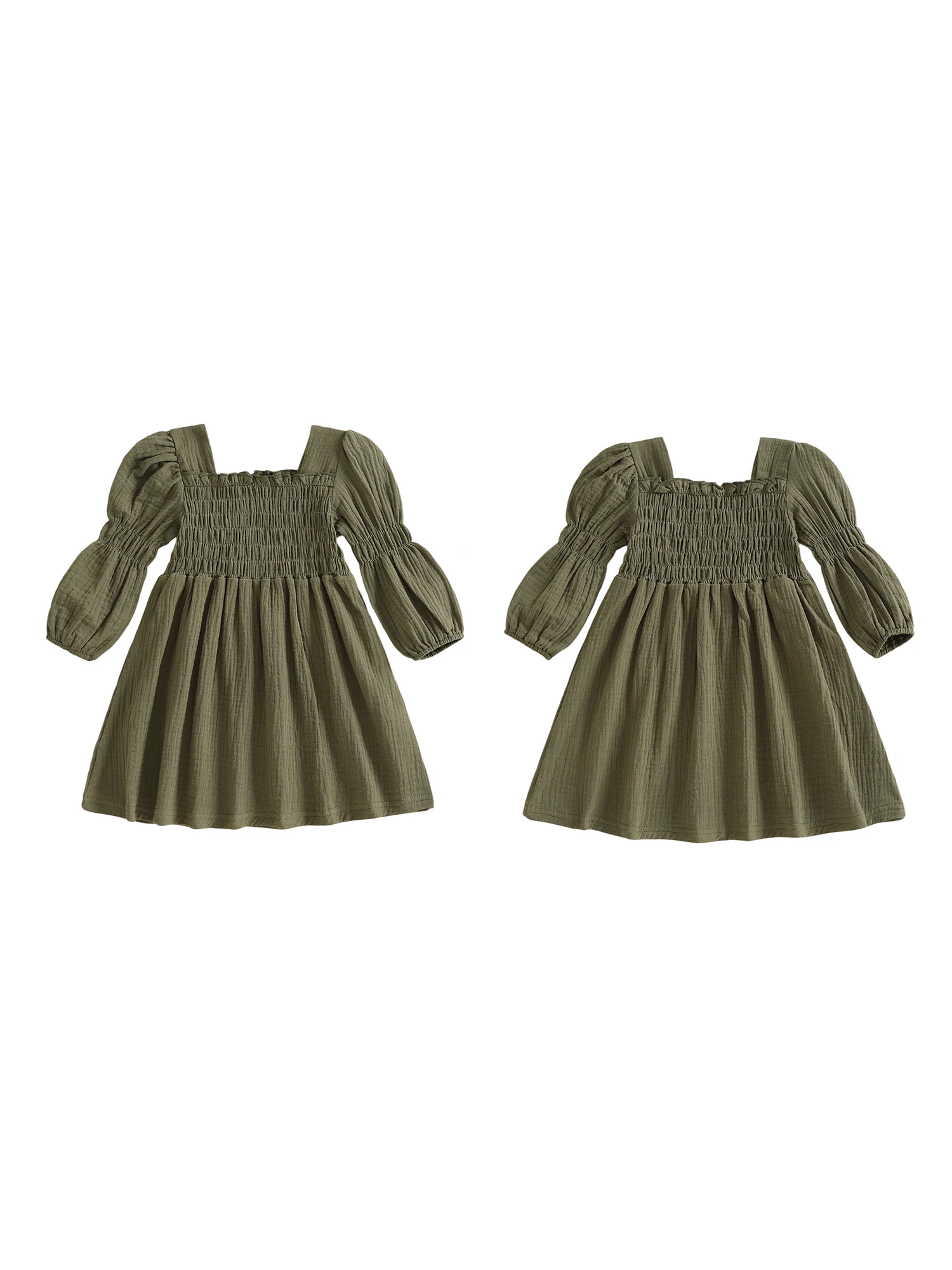 

Adorable Baby Girl Ruffle Sleeve Dress Elegant Floral Print Round Neck Short Sleeve Party Dress with Bow Detail