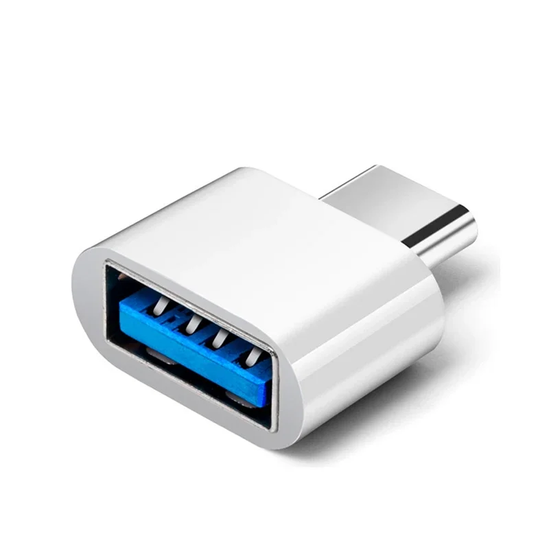 삼성에 적합한 화웨이 샤오미 아너 레드미 OPPO 원플러스용 USB C 타입 USB 3.0 OTG 어댑터, 안드로이드 전화 데이터 동기화 USB-C 컨버터, 3 개