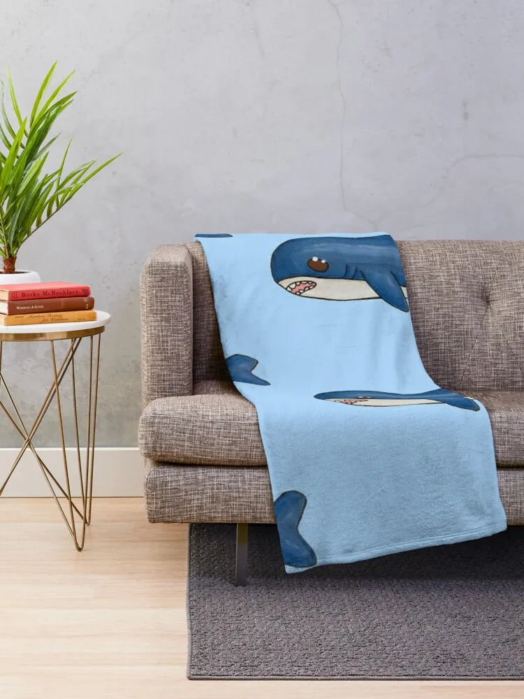 Lil Sharky Throw Blanket Thermal Blanket Decorative Blankets