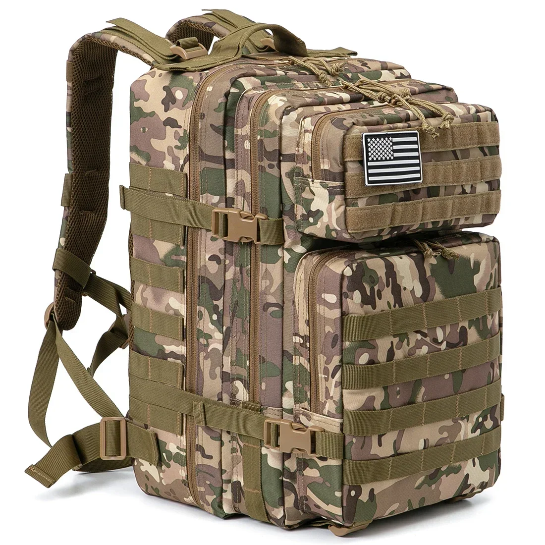 Outdoor tactische rugzakken 45L grote capaciteit man 3 dagen Molle Assault tassen voor outdoor trekking campingrugzak