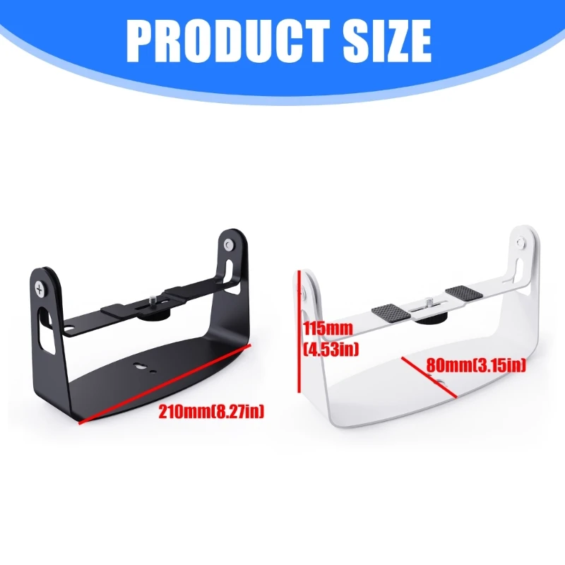 Q22A 360 Rotating Metal Projector Holder Stand Desktop Wall Ceiling Mounting Bracket