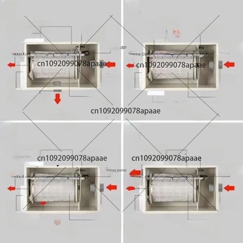 rotary drum microfiltration fish pond filtration equipment 10 ton filter aquaculture ultrafiltration