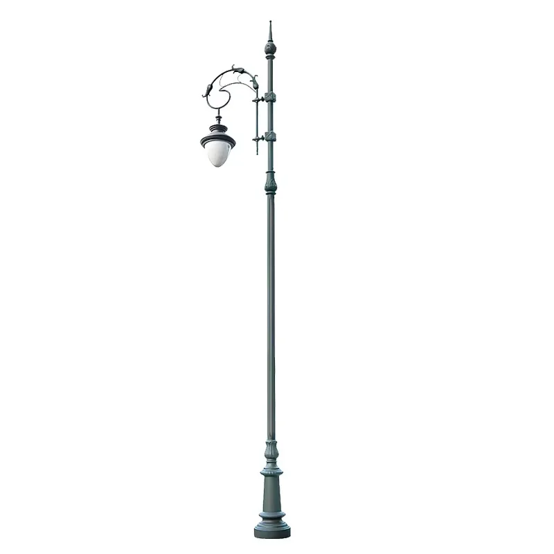 

DAWN IP65 High Pole Aluminum LED Lamp Waterproof Outdoor Courtyard Light Vintage European Lamp Outdoor