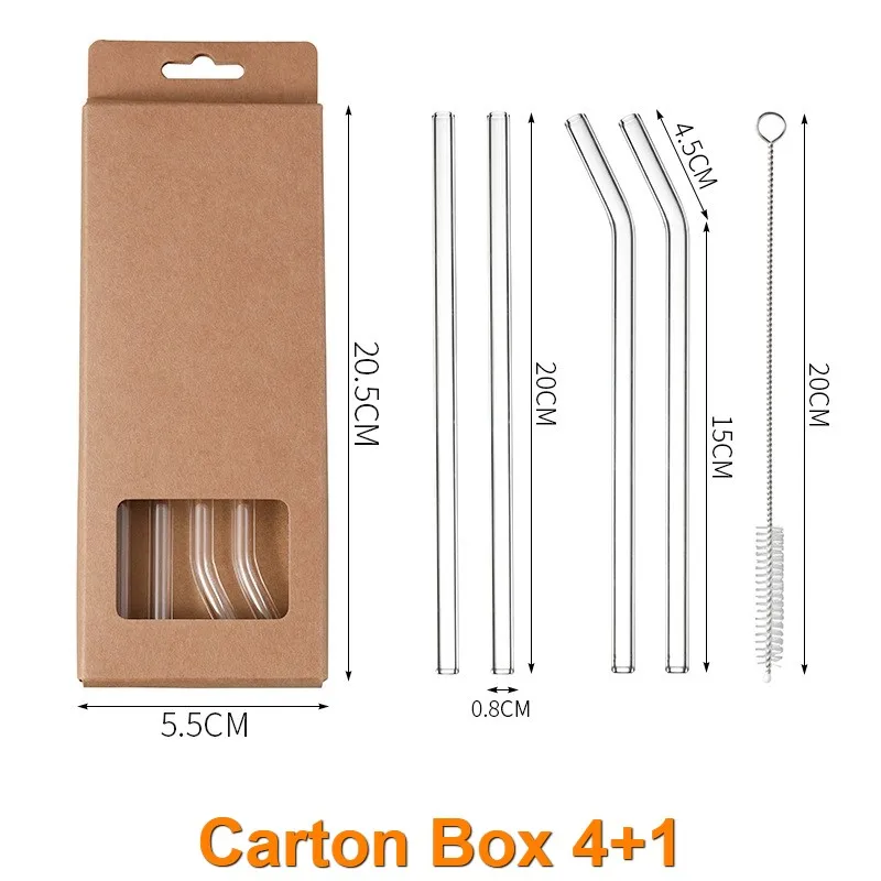 High Borosilicate Glass Cocktail Straws 2