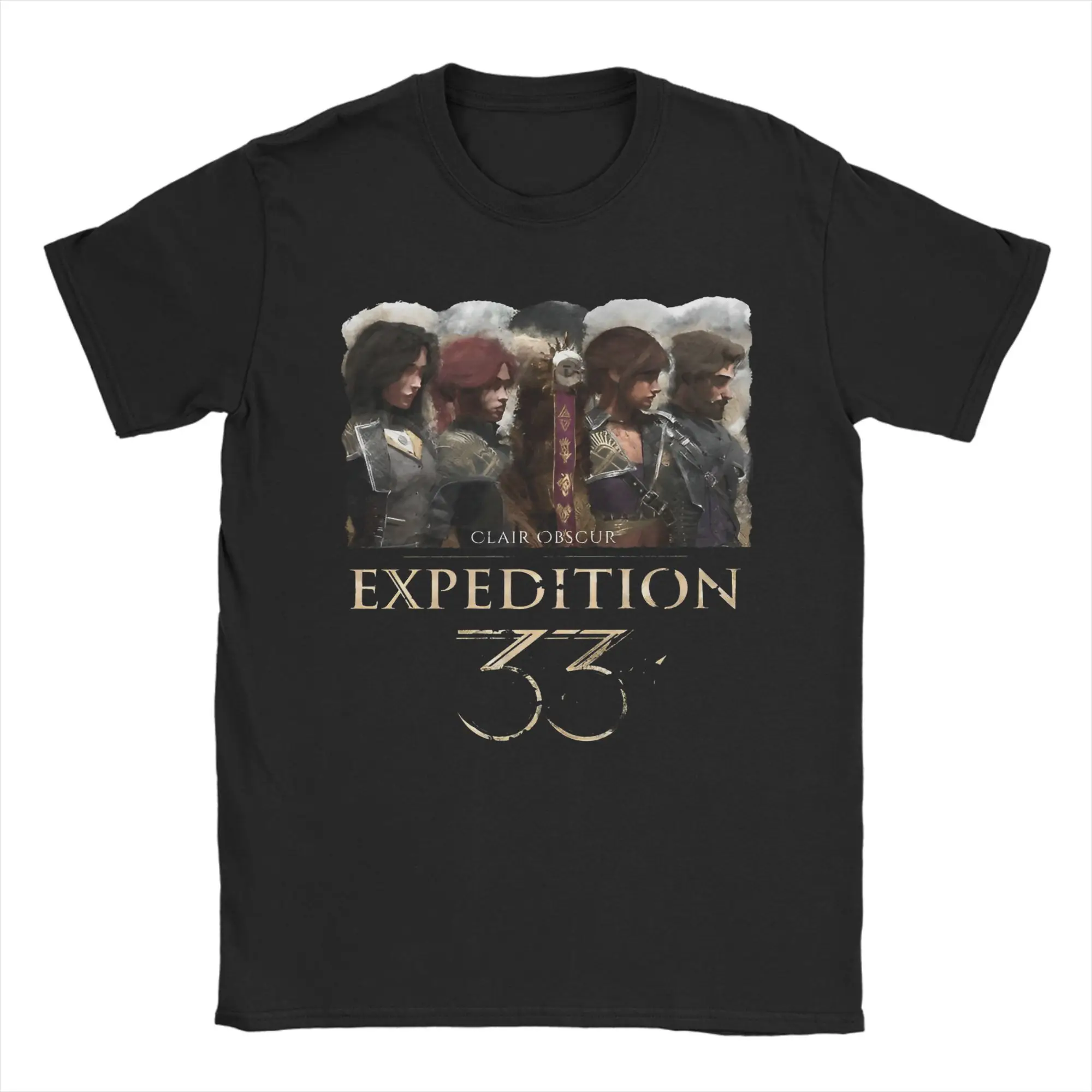 

Clair Obscur: Expedition 33 Video game Printed T Shirts Men Women Pure Cotton Tee Shirt Clothes