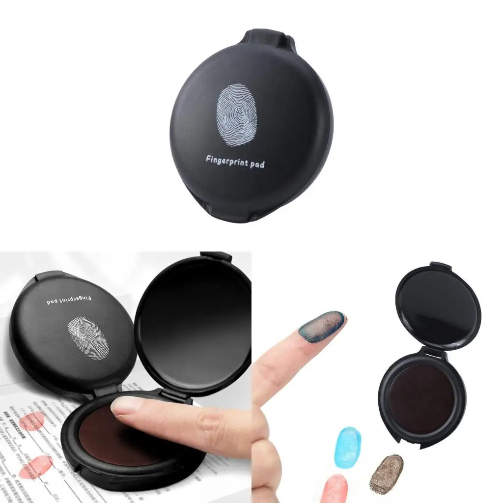 

Thumb Print Pad Fingerprint Pad Practical Fingerprint Pad Quick Dry Pad Office Supplies for Emergencys Can