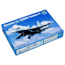 Trumpeter 03917 1/144 Scale Russian Su30 SU-30MK Flanker G Fighter Aircraft Plane Toy Gift Assembly Plastic Model Building Kit