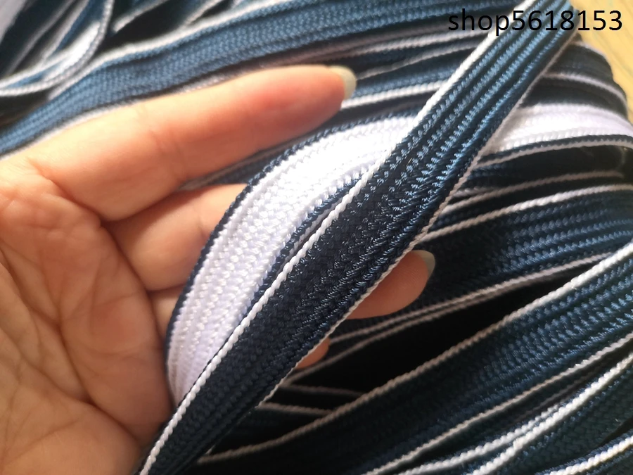 200-500cm blue white 1.5cm wide sword binding rope Rope For Japanese Katana sword wakizashi tanto