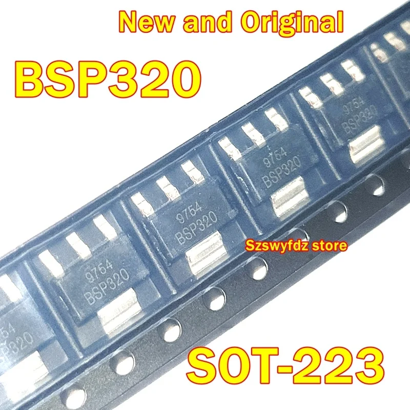 10Pcs to 100Pcs Bsp320Se6327 Bsp320S Bsp320 Sot-23 New Original N-Channel Enhancement Mode Field Effect Tube