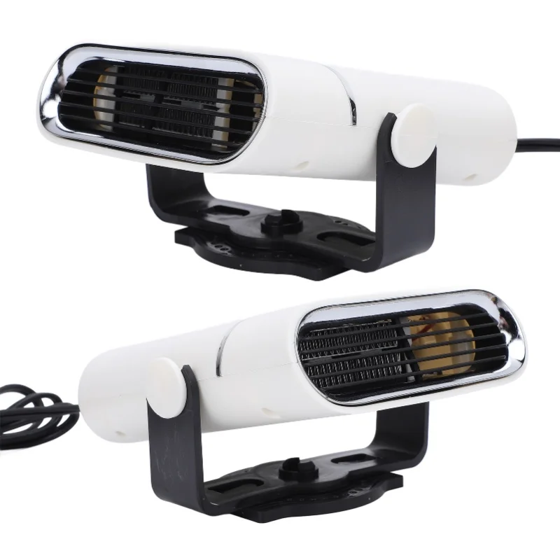 Portable Car Heater High Power Portable Multifunctional Car Windshield Defogging Heater White/Black 12V