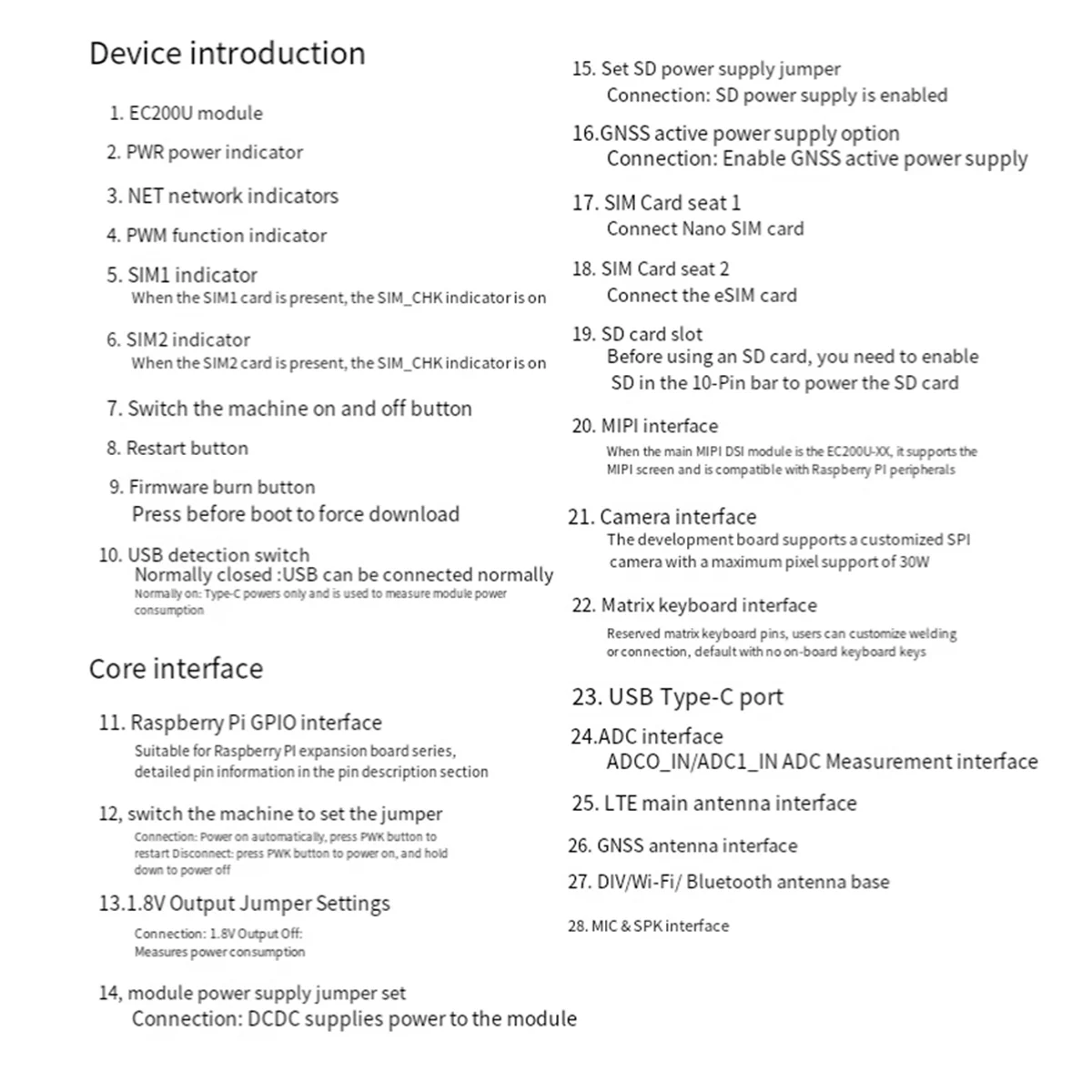 Imagem -04 - Bluetooth Wireless Communication Development Board Ec200u Lte Cat Ec200u-eu C4-p01 para Quecpython