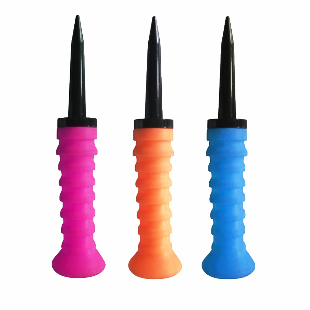 5 قطعة/الحقيبة العلامة التجارية الجديدة جولف تيز 83 مللي متر المطاط مطاطا المحملة مقاومة منخفضة 5 ألوان مختلطة