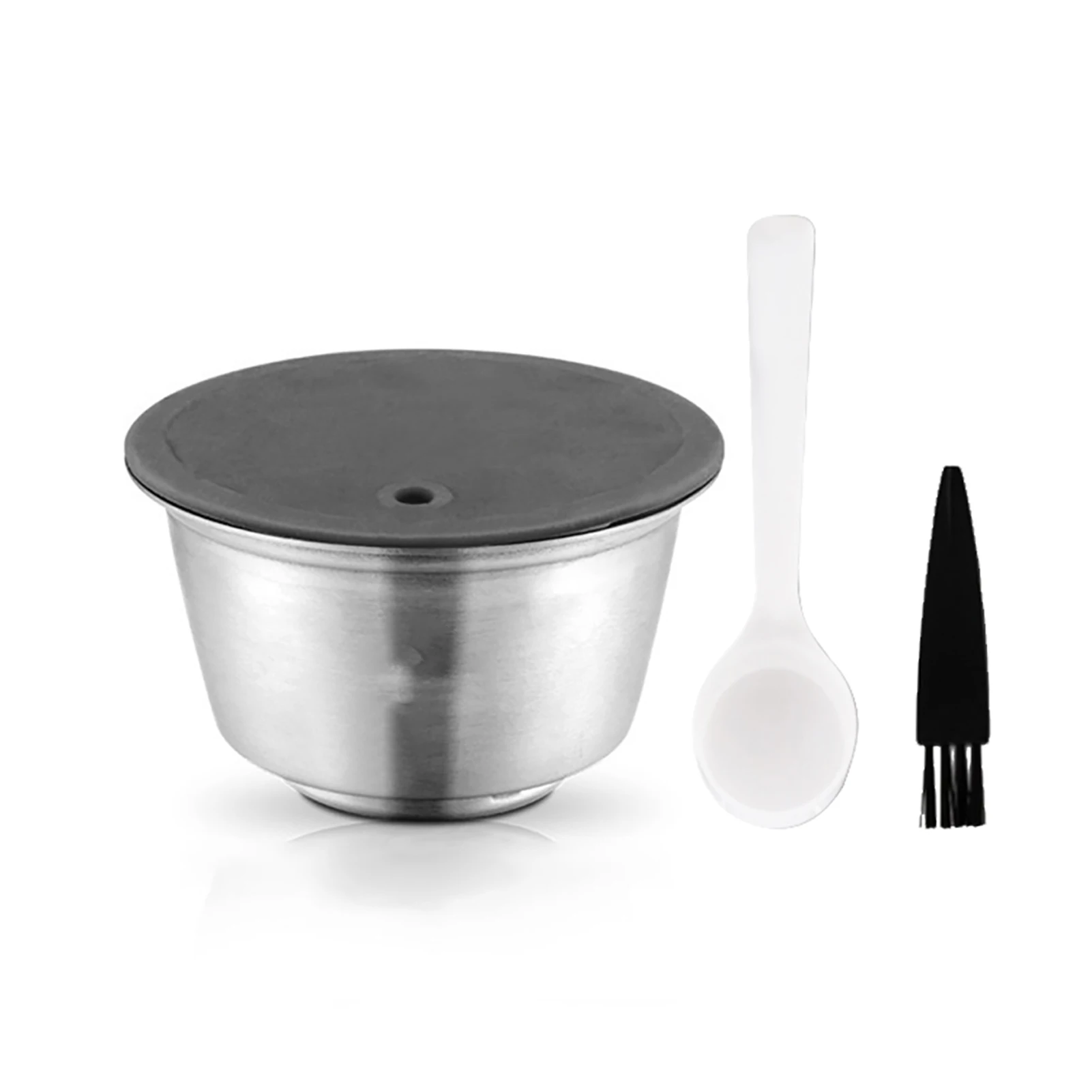Cápsulas de café rellenables de acero inoxidable, juego de filtros de taza de cápsulas de café reutilizables, compatibles con la serie DOLCE GUSTO EDG Lumio