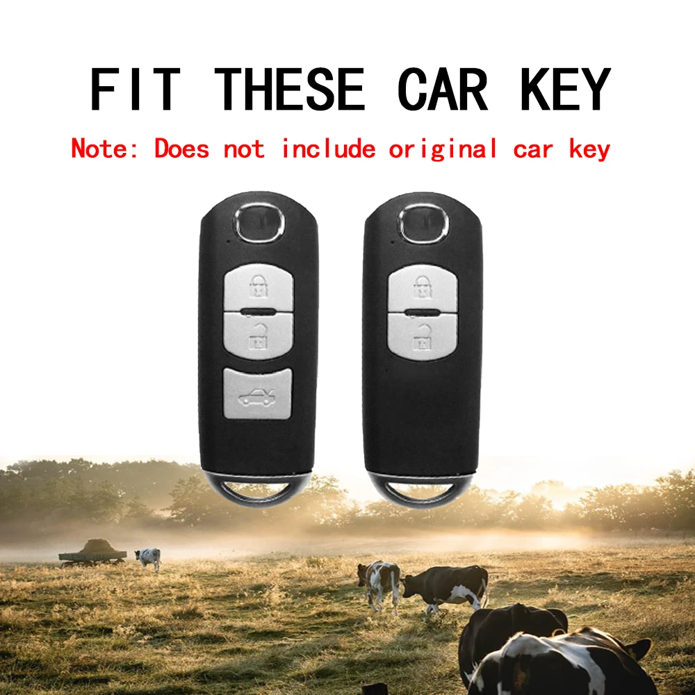 2/3Buttons Auto Remote Key Shell Case Cover--Mazda 2 3 6 Atenza Axela Demio CX-5 CX5 CX-3 CX7 CX-9 Car Accessories