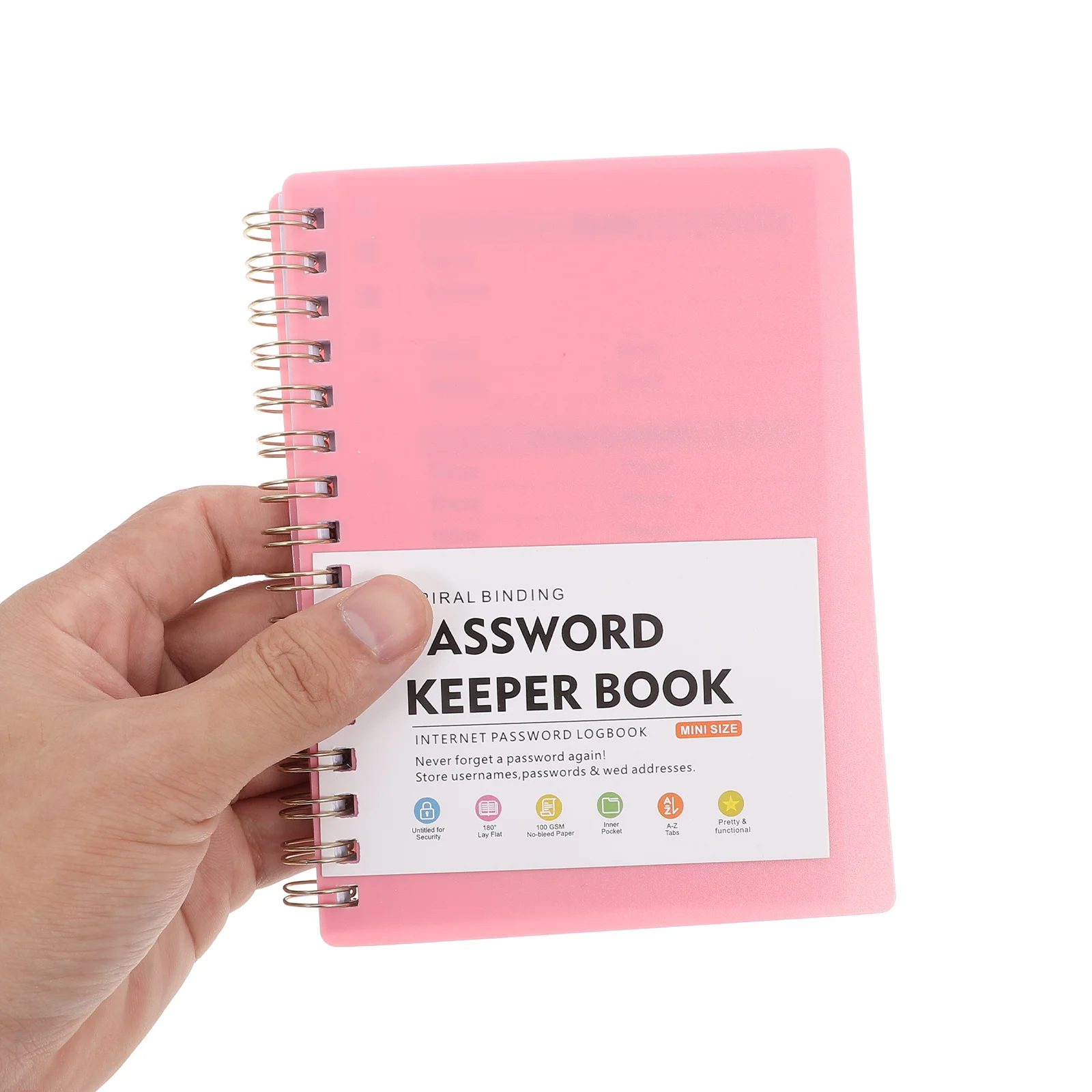 Password Book Management Books for Seniors Small Notebook Things to Do Notepad Paper Keeper Portable Organizer Notebooks