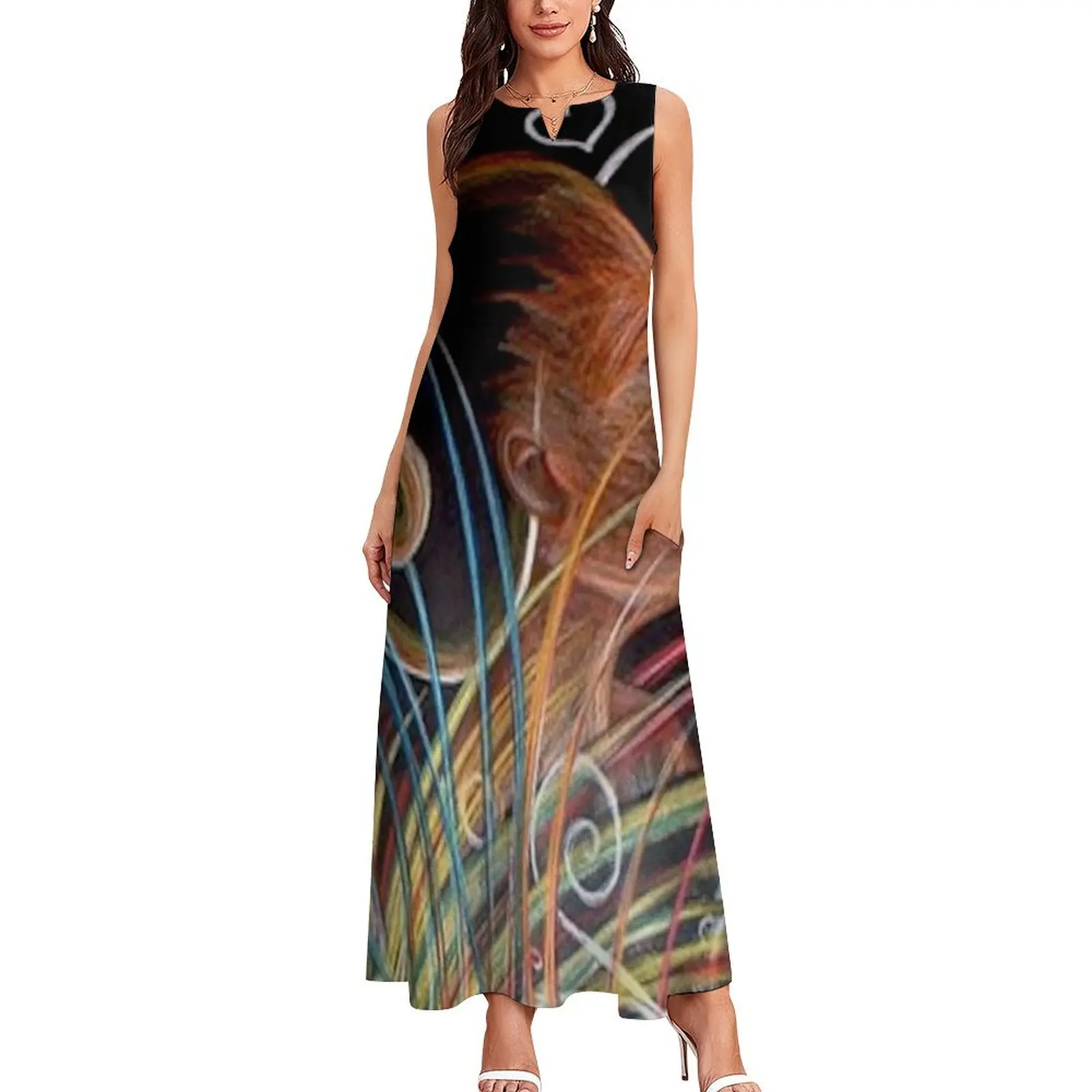 Earth - Haitian Island Spirits 01 Long Dress elegant and pretty women's dresses luxury evening dresses for women 2025