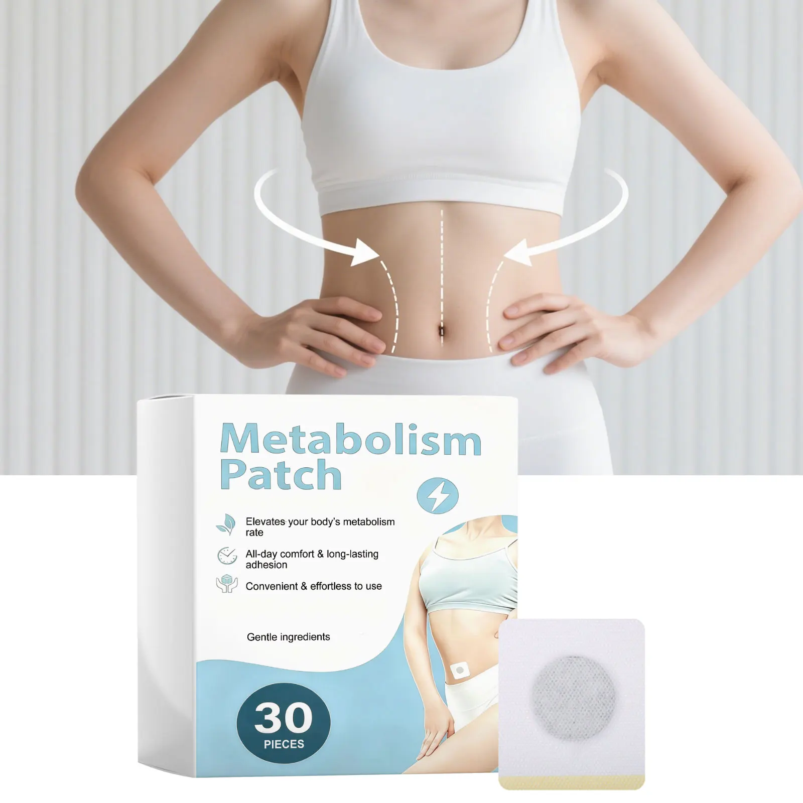 30pcs Belly Slimming Patch Fat Burning Cellulite Removal Losing Weight Detox Accelerate Fat Metabolism Body Slimming Products