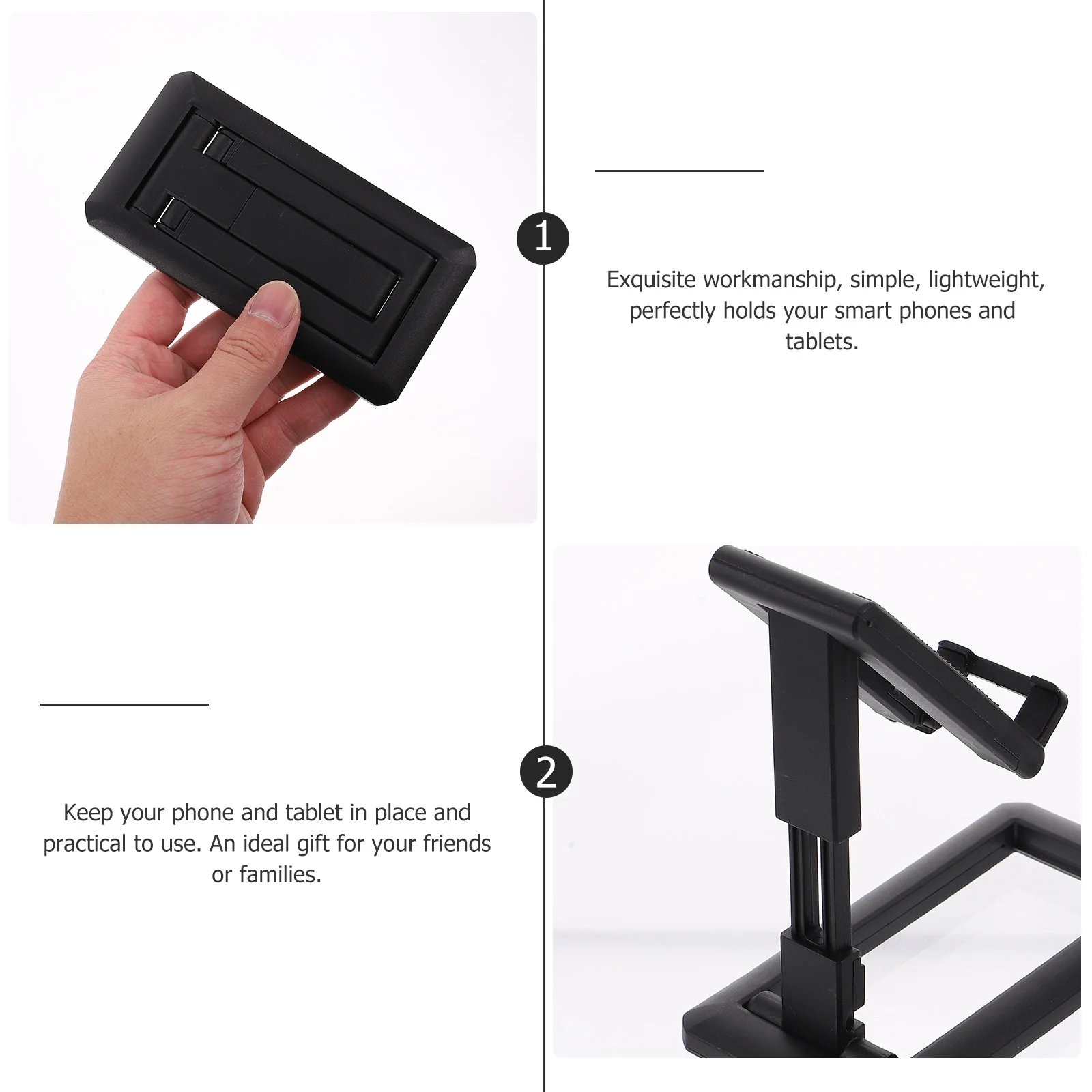 Computer Folding Mobile Phone Stand Office Laptop Foldable Desktop Cell Plastic Tablet