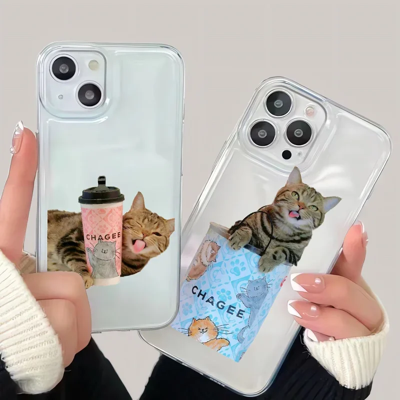 Gourde French Fries Cat Lovers Case For iPhone 16 Pro Max 13 11 12 15 promax 14promax XR XS Max 7 8 Case Silicone Phone Cover