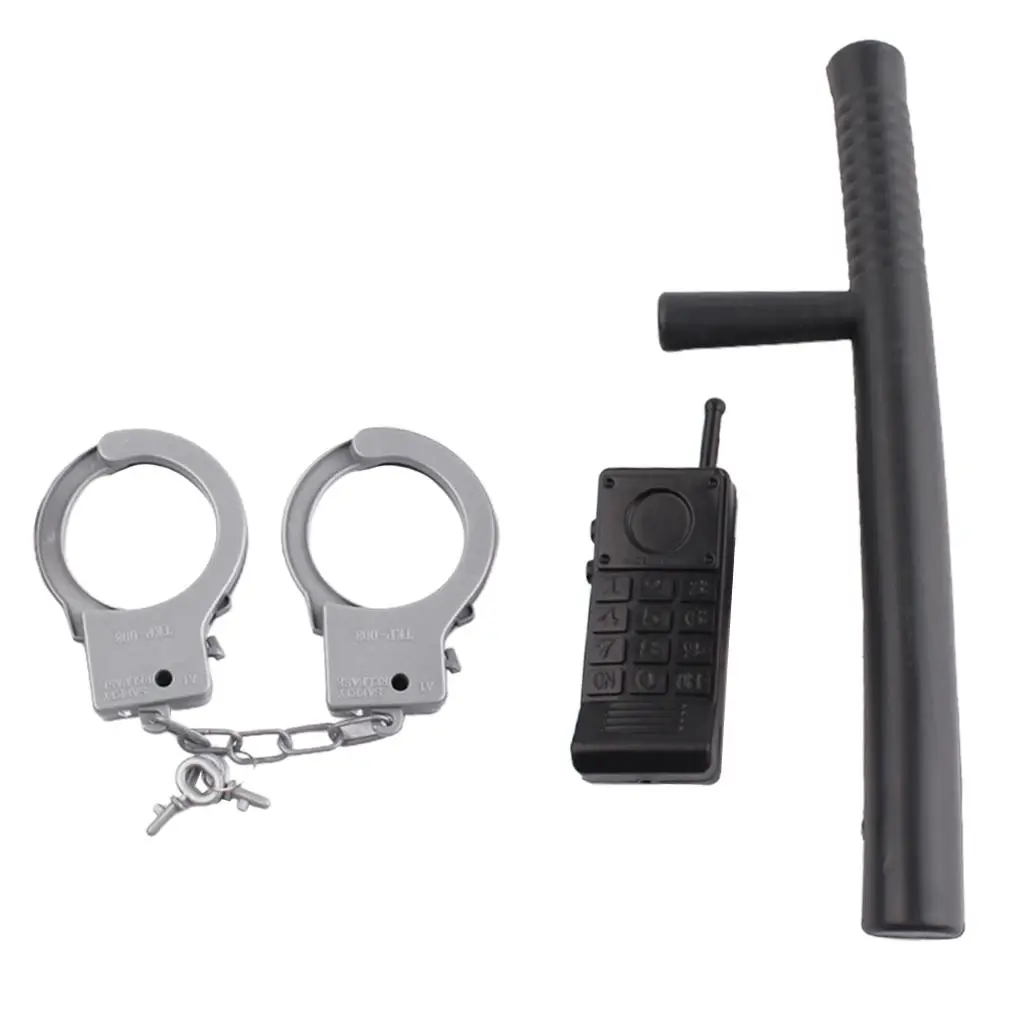 

Simulation Officer Policeman Set Fancy Dress Costume Kids Toys Cosplay