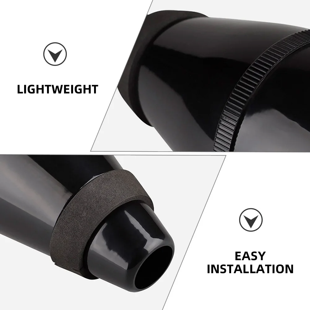 2pcs Trumpet Plastic Straight Mute For Beginners Practice Mute Instrument Accessories Trumpet Supplies Muffler Replacement