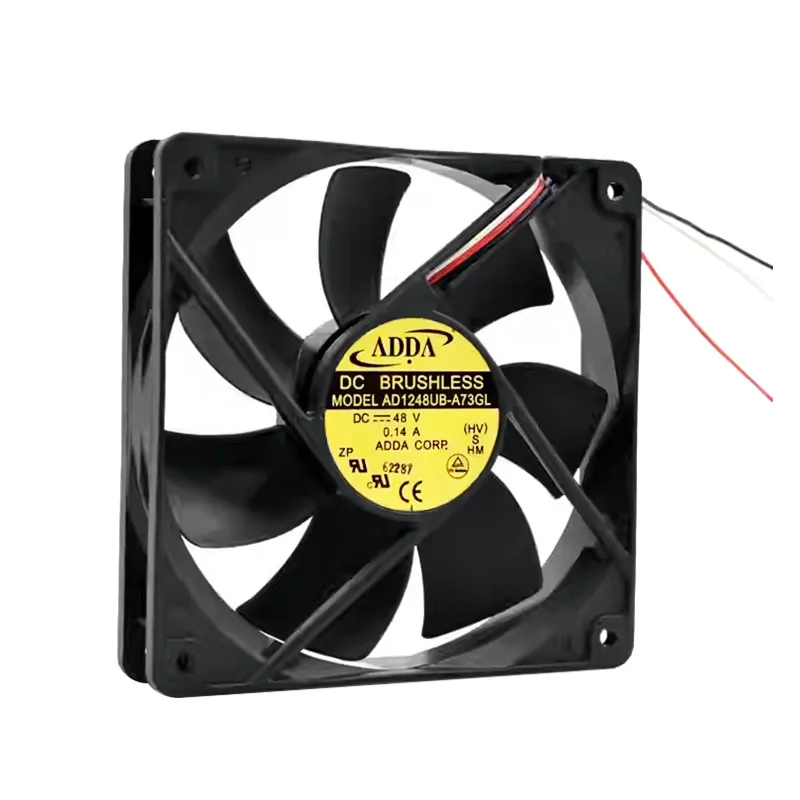ORYGINALNY AD1248UB-A73GL 48V 0.14A 12025 120*120*25mm NOWY WENTYLATOR CHŁODZĄCY RADIATOR
