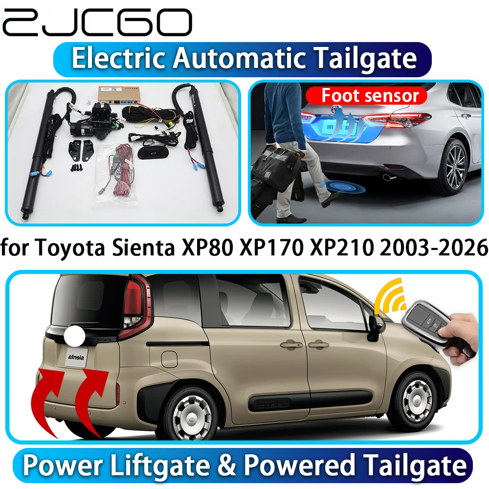 

ZJCGO for Toyota Sienta XP80 XP170 XP210 2003-2026 Automatic Power Liftgate Powered Tailgate Intelligent Trunk Lift Control Kit