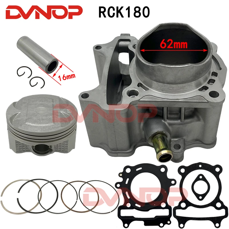 

Motorcycle Cylinder Piston Ring Gasket 62mm Bore For Kymco Thunder King Rck180 Abs