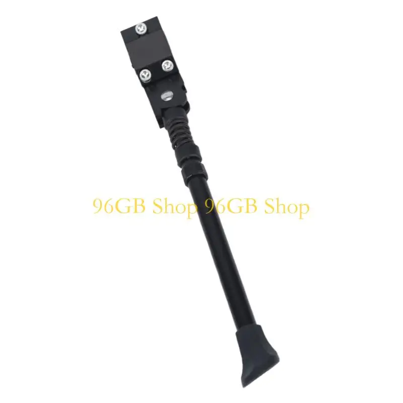 96GB Adjustable Aluminum Alloy Motorcycle Bicycles Kickstand With Height Adjustment And Anti Slip Base For Stable Parking On Any