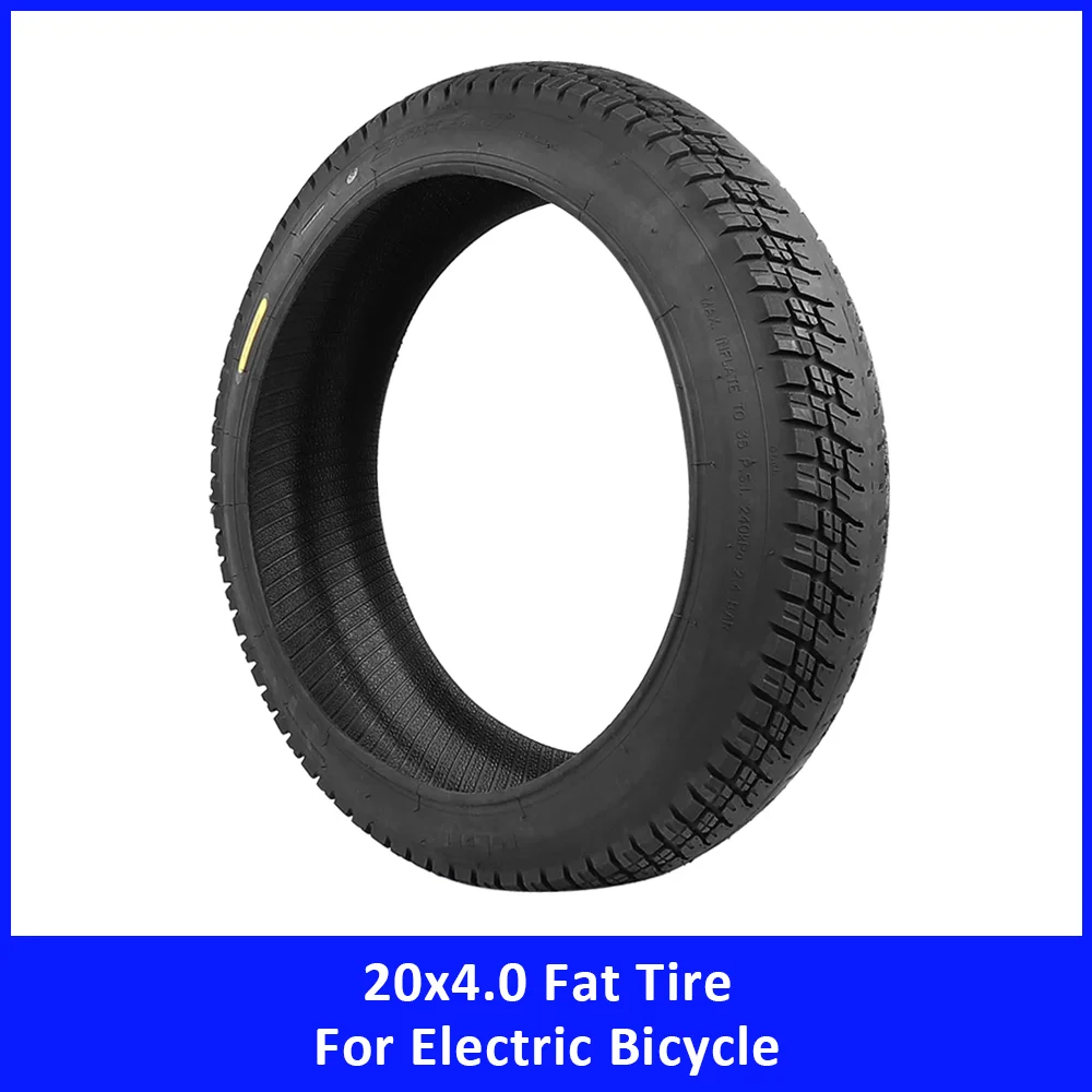 

20Inch 20x4.0 Anti-Slip Fat Tire for MTB Bicycle Electric Snowmobile Beach Bicycle Front and Rear Fat Out Tire 20*4.0 Tire Parts