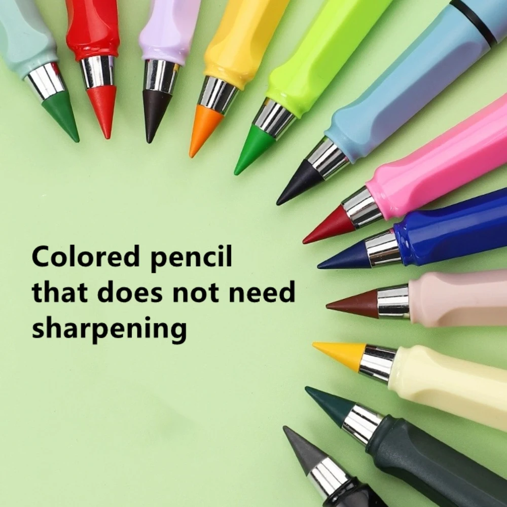 Colored Eternal Pencil Endless Pen Sharpening-Free Black Technology Stationery