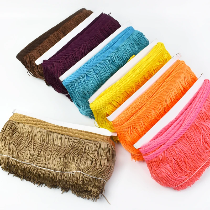 10Y 10-30cm Polyester Tassel Fringe for Sewing Clothes Dress Lace Trims Garment Curtain Decorative Trimming DIY Crafts Accessory