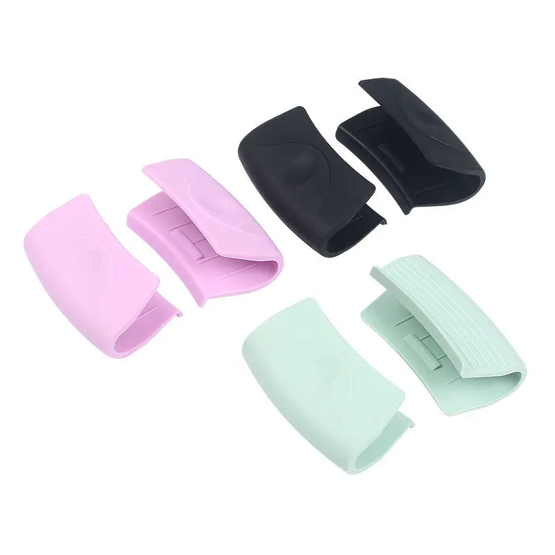 Silicone Heat Resistant Pot Handle Holder, Cast Iron Grip Protector, Anti-scald Kitchen Gadget - view 5