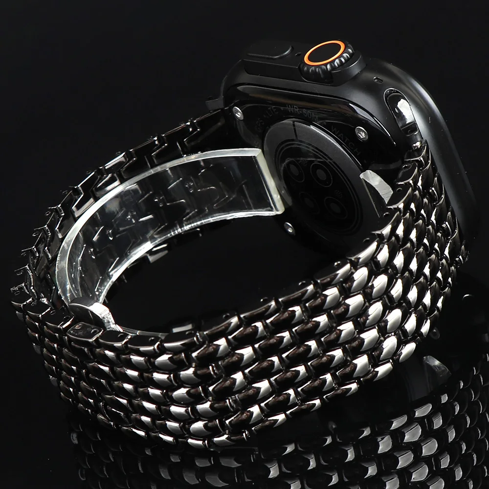 Drachenmuster-Armband für Apple Watch Band Ultra 3 2 49 mm Damenarmband iWatch Serie 11 10 9 8 7 SE 6 5 4 3 2 46/45/44/42/41/40 mm