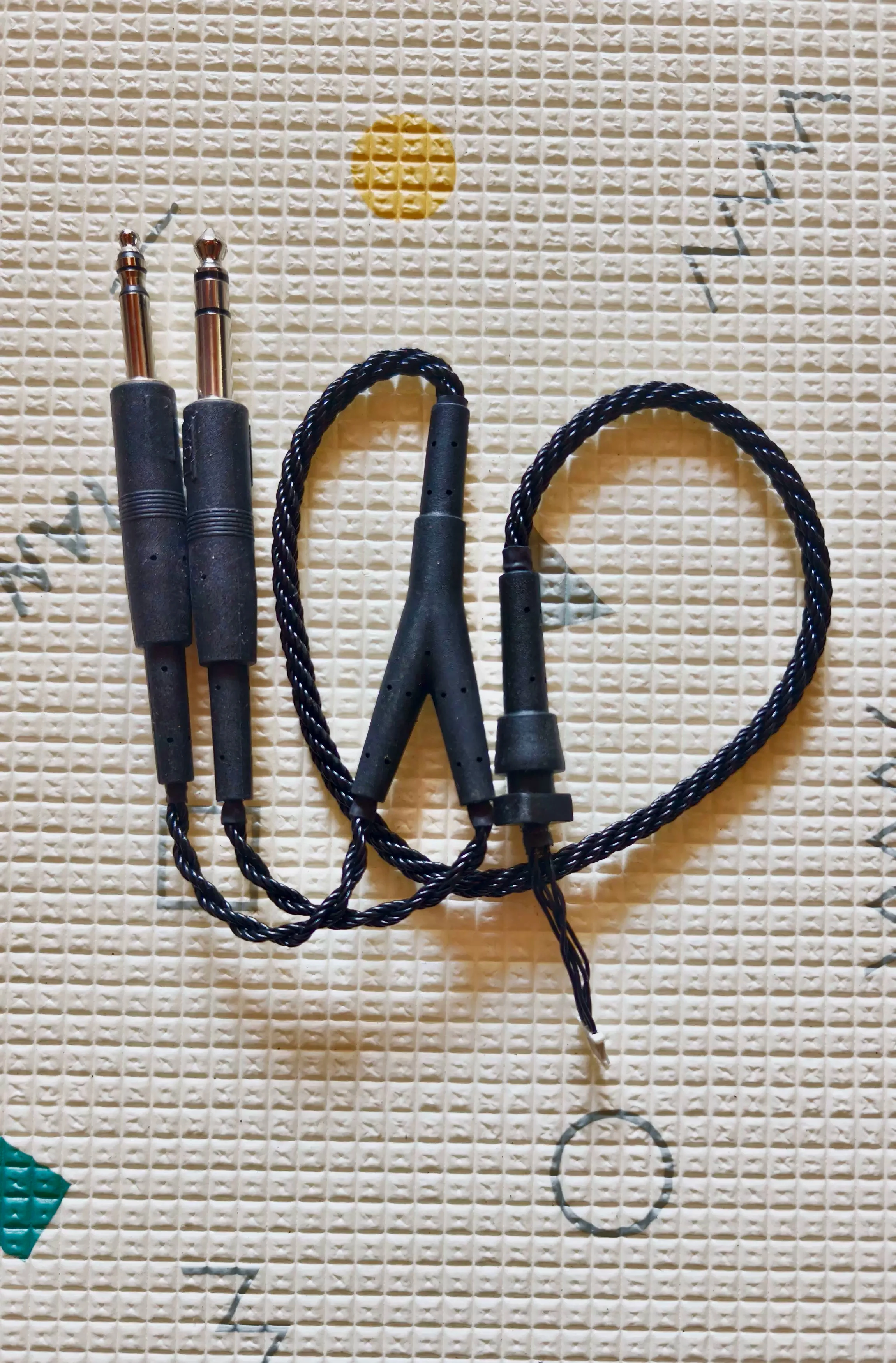 Applicable to Lightspeed Zulu 3 Pilot Noise Canceling Headset, Boeing GA Dual Plug Replacement Audio Cable