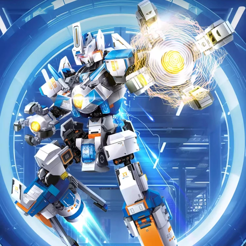 

SEMBO MOC CZ-5 1042pcs Creative Transforming Mecha Robot Assemblage Building BlocksRocket Model Bricks Kids Toys for Boys Gifts