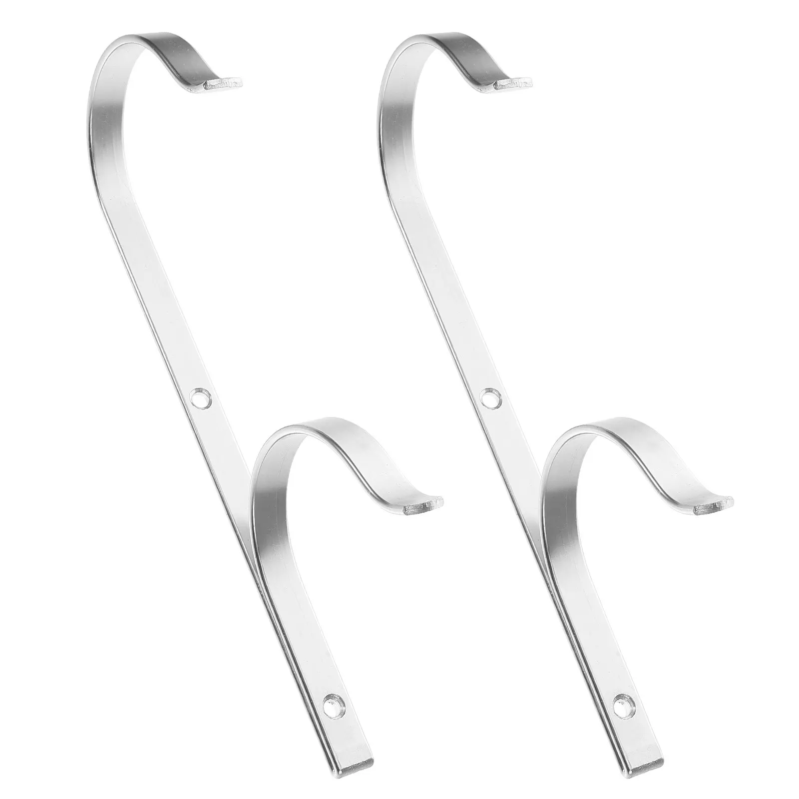 

Комплект из 2-х нержавеющих настенных кронштейнов из алюминиевого сплава для крепления к сеткам-скиммерам, щеткам и телескопическим шестам для чистки бассейнов