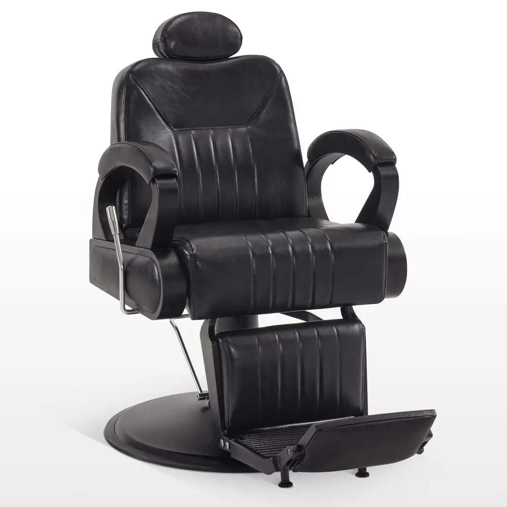 

All Purpose Barber Chair with Heavy Duty Pump,Reclining Adjustable Swivel Hair Styling SpaampSalon Chair for Hair Stylist, Home