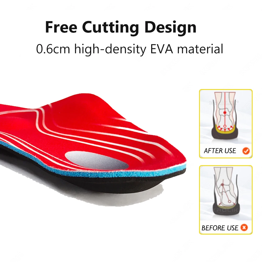 Neue Orthopädische Einlegesohlen Orthesen Plattfuß Gesundheit Sohle Pad Einsatz Arch Support Pad Für Plantarfasziitis Fußpflege Einlegesohlen – Detail 2