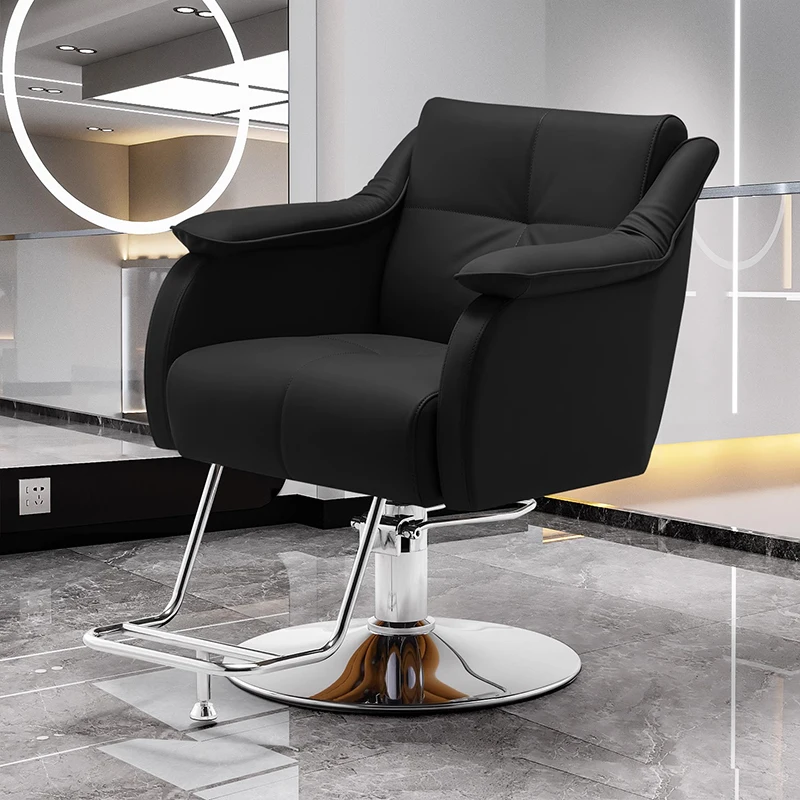 Simple Online Celebrity Barber Chairs Hair Salon Speciality Perm Stool Barber Chairs Swivel Lift Salon Furniture Cadeira FYBC