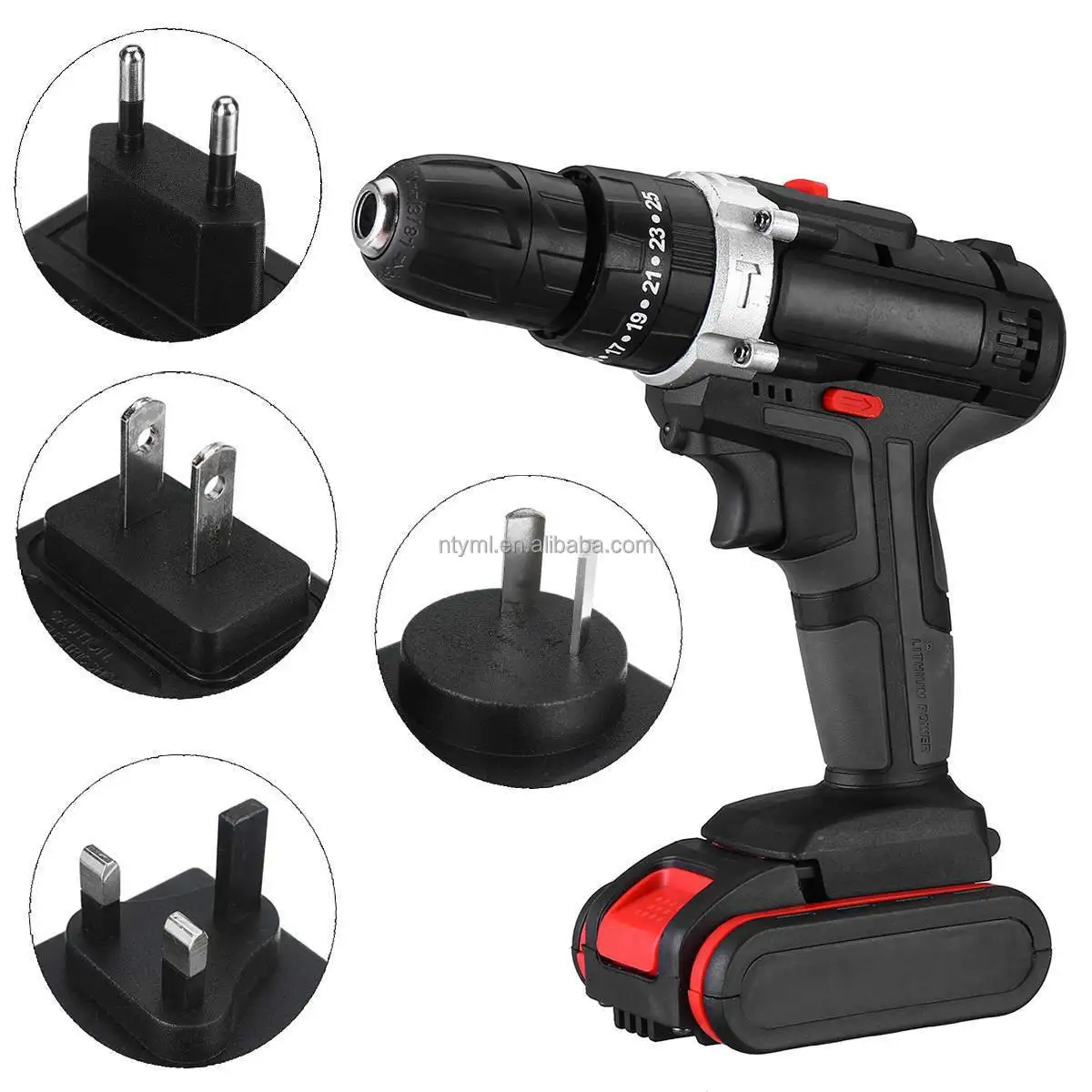 

21V 21V 48V cordless mini electric screwdriver electric tool set drill bit electric screwdriver