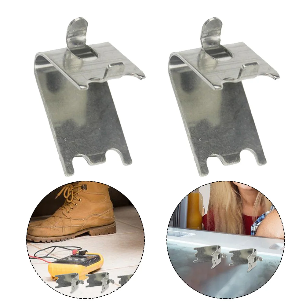 الفولاذ المقاوم للصدأ هوك لفريزر الجرف مشبك ، مشبك الثلاجة ، برودة الرف ، مقاطع الدعم ، 10 قطعة