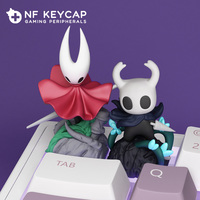 Hollow Knight Silksong Nuu Hornet Little Knight Doll Model Mechanical Keyboard ESC Keycap Decorative Accessories Collectible