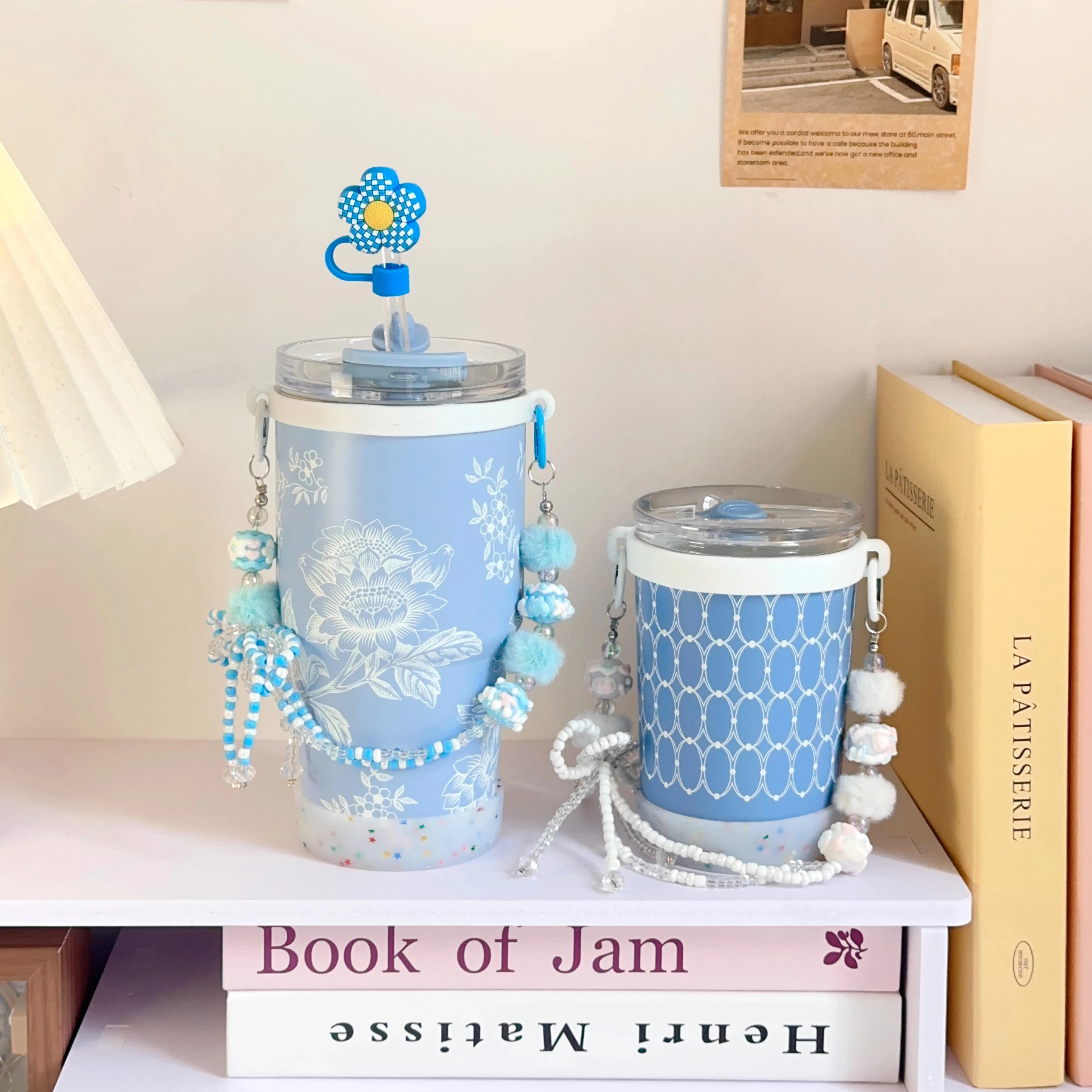 suporte-para-copos-estilo-ballet-azul-com-corrente-de-perolas-cordao-para-todos-os-utensilios-de-jr-copo-garra-de-Agu