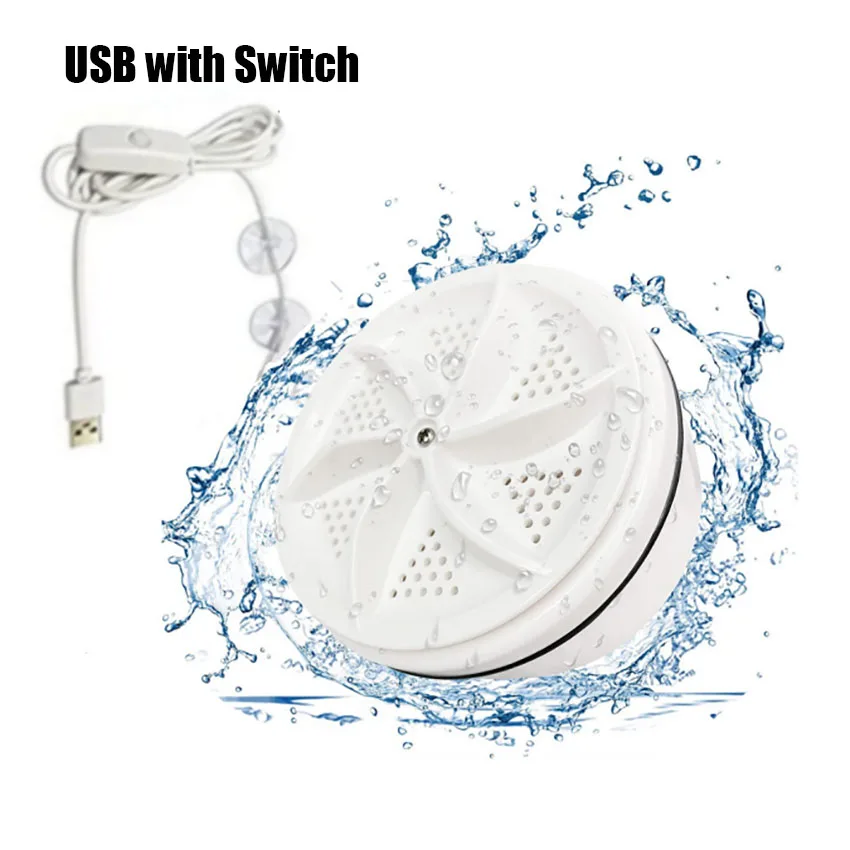 Blue light Disinfect USB High power with Switch Mini Portable Washing Machine for Socks Underwear Panties  Wash Dishes Travel