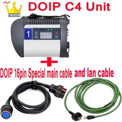 MB star c4 plus DOIP multiplexer support wifi SD Connect C4 OBD 2 scanner Ethernet lan cables Diagnostic Tool for benz Car/Truck