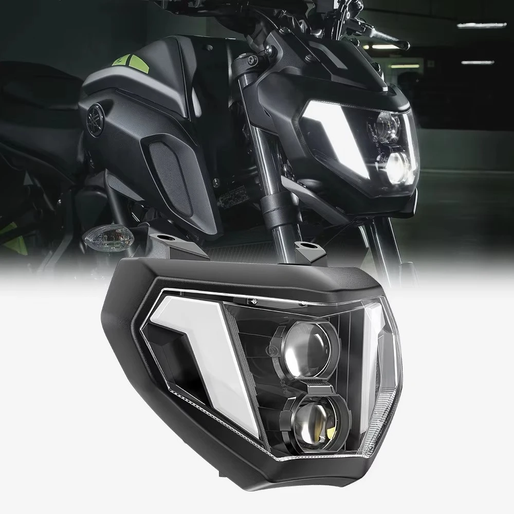 E24-R133 Emark 148 149 Approved Led Headlight Motorcycle Headlamp DRL Lighting for for  MT07 MT09 Headlight FZ09 2014-2019