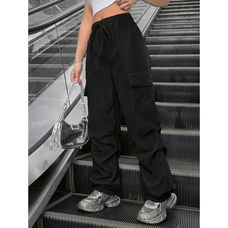 

Брюки карго K 89051 больших размеров, нейтральный стиль, повседневная рабочая одежда, удобный крой, весенний сезон, унисекс